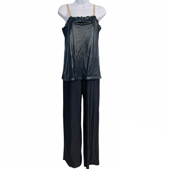 Revolution Dancewear 0417 Womens M Dance Black One Piece Competition Theatre - Picture 1 of 10